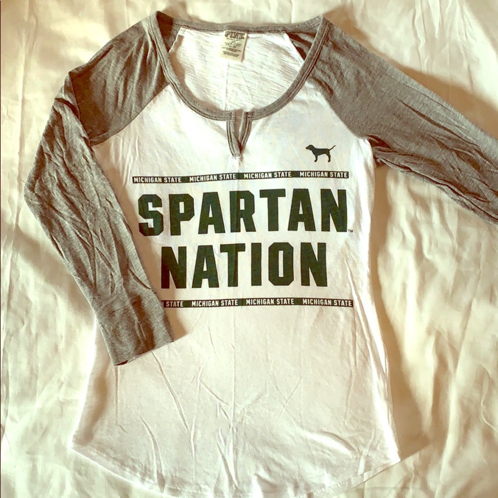 MSU 3/4 sleeve